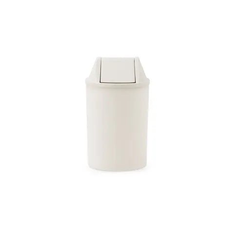 Cesto de Lixo 15L com Tampa Basculante Branca - Bin Embalagens