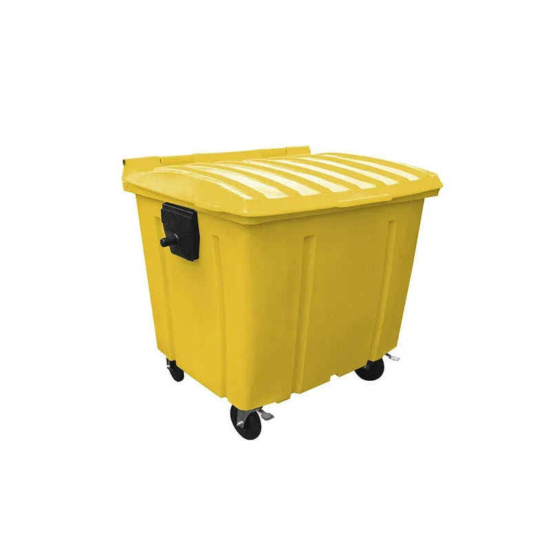Contentor Plástico Gruplast 700 Litros Amarelo - Bin Embalagens