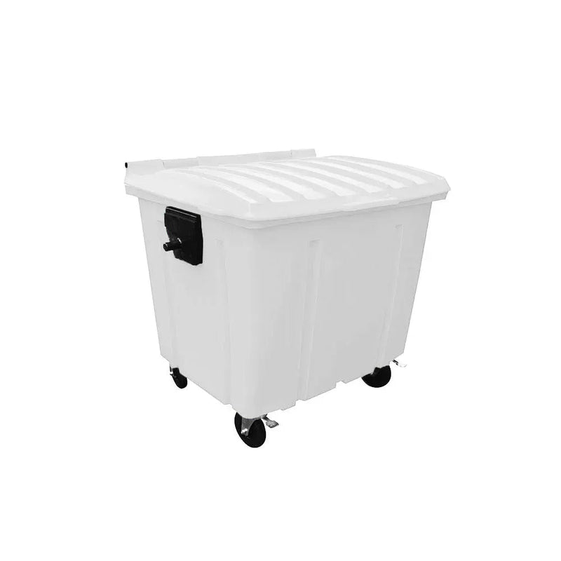 Contentor Plástico Gruplast 700 Litros Branco - Bin Embalagens