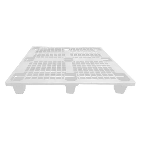 Eco Pallet de Plástico Vazado Branco 1,00x120M - Bin Embalagens