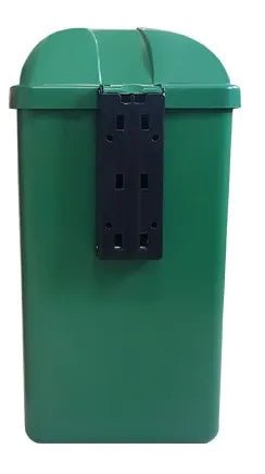 Lixeira Individual Coleta Seletiva Com Suporte Gruplast 50 Litros Vermelha - Bin Embalagens