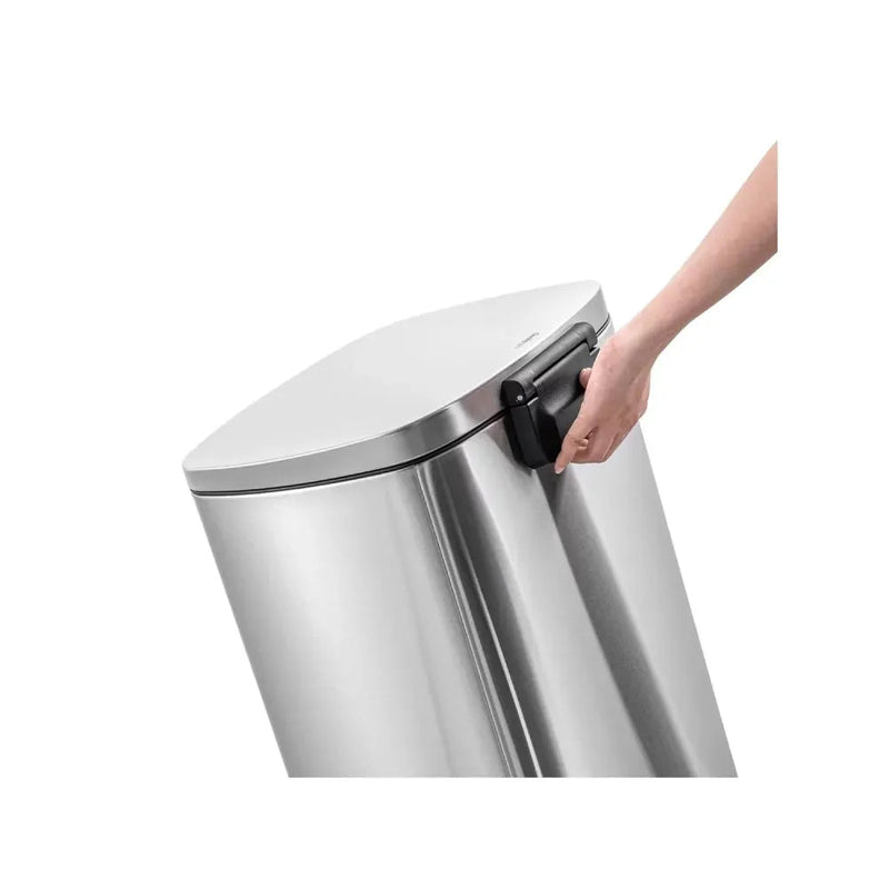 Lixeira INOX Com Pedal Retangular 12 Litros - Bin Embalagens