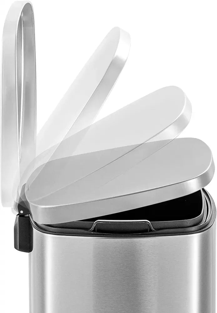Lixeira INOX Com Pedal Retangular 20 Litros - Bin Embalagens