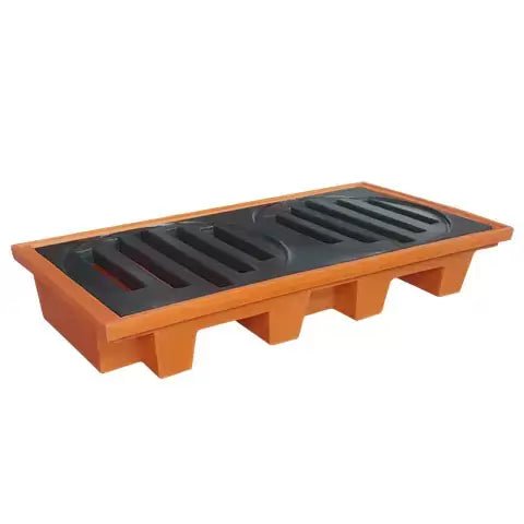Pallet de Contenção Para 2 Tambores, 75 Litros - Bin Embalagens